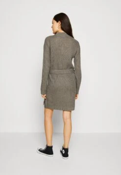 Even&Odd Loose High Neck Dress- Vestido De Punto - Dark Grey -ASOS TIENDA e38490b924c64824ad731c8c4479423b