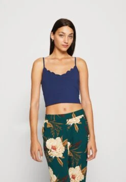 Even&Odd 2 Pack - Top - White/Dark Blue -ASOS TIENDA e62b86bcf47e4344bccb831541fbc7ca