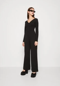 Even&Odd Wide Leg Long Sleeves Bodice - Mono - Black 7 Even&Odd Wide Leg Long Sleeves Bodice - Mono - Black -ASOS TIENDA e6a62c8f47e143819f473dcbc0070594