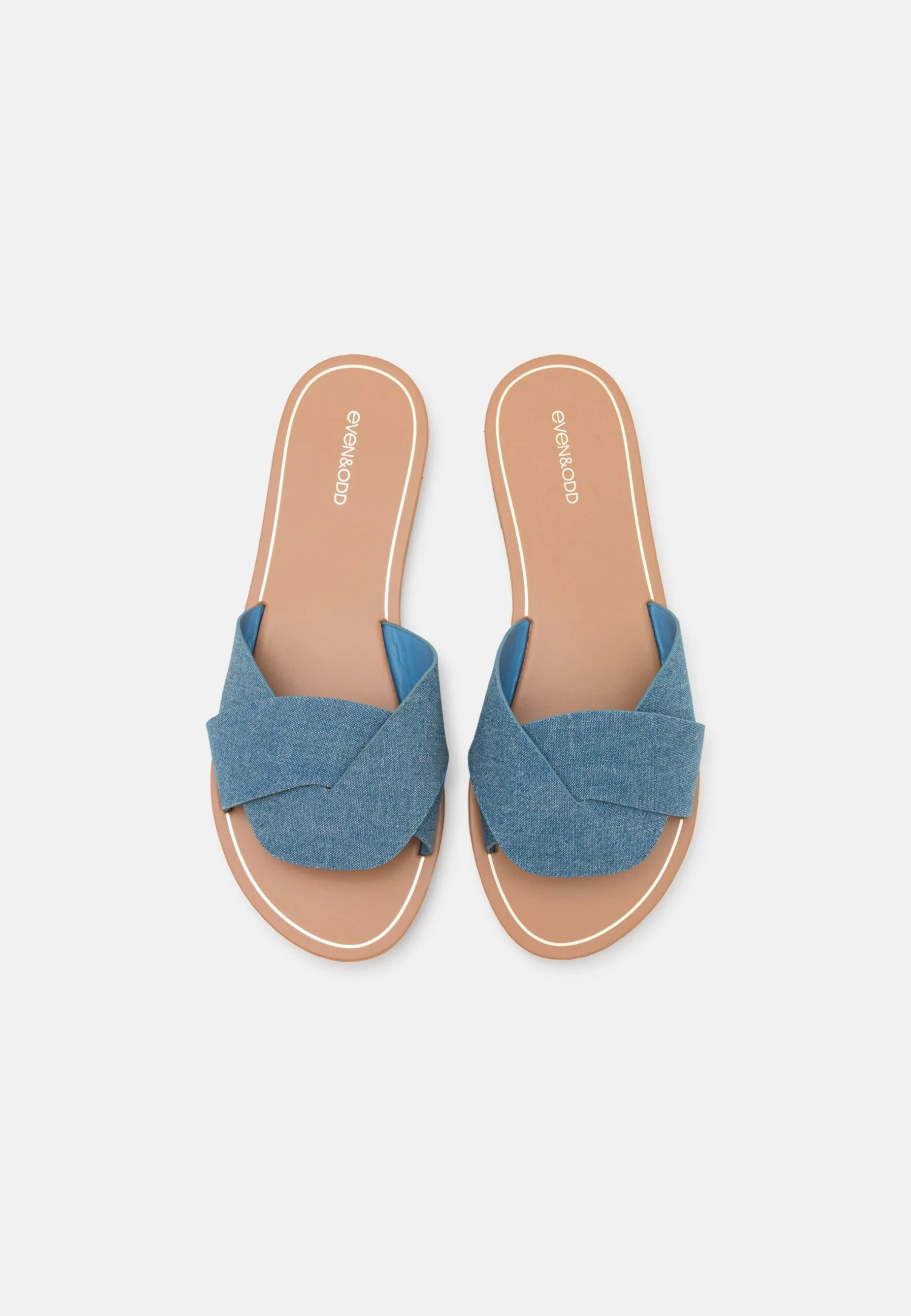 Even&Odd Sandalias Planas - Blue Denim 6 Even&Odd Sandalias Planas - Blue Denim - Imagen 6