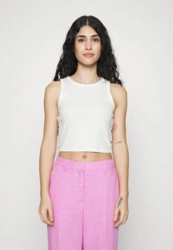 2 Pack - Top - Beige/White -ASOS TIENDA f38944284dfc462db65a89307bec8e77