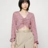 Even&Odd Blusa - Lilac/Orange