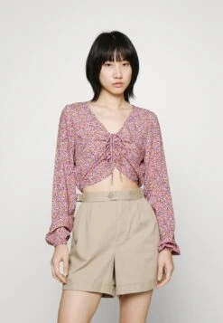 Even&Odd Blusa - Lilac/Orange