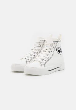 Even&Odd Love - Zapatillas Altas - White/Black -ASOS TIENDA f566ee2e3159495b8a9310c69af3b53e