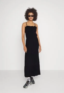 Even&Odd Maxi Dress Tiered Skirt- Vestido Largo - Black -ASOS TIENDA f75d84c2844441bdaf37ba3919679e4d