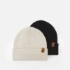 Even&Odd 2 Pack - Gorro - Black/Off-White