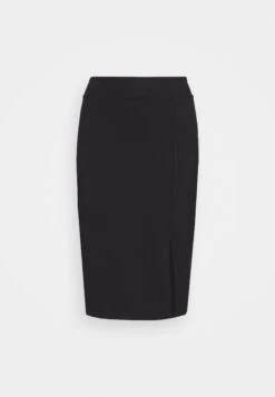 Even&Odd Basic - Midi Skirt With Slit - Falda De Tubo - Black -ASOS TIENDA fe0a541acbea4c499c73f8c628cdb7bc