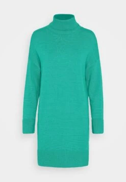 Even&Odd Rollkragen Mini Basic Strickkleid - Vestido De Punto - Green -ASOS TIENDA fe22c8485b4f447a9c97fd8d3dd3f4bd