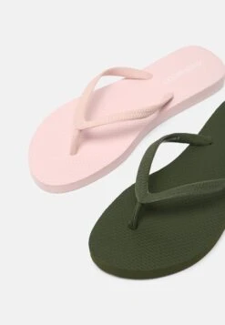 Even&Odd 2 Pack - Chanclas De Dedo - Khaki/Pink -ASOS TIENDA ff98aaefd2c24af0b4558201d02c0025